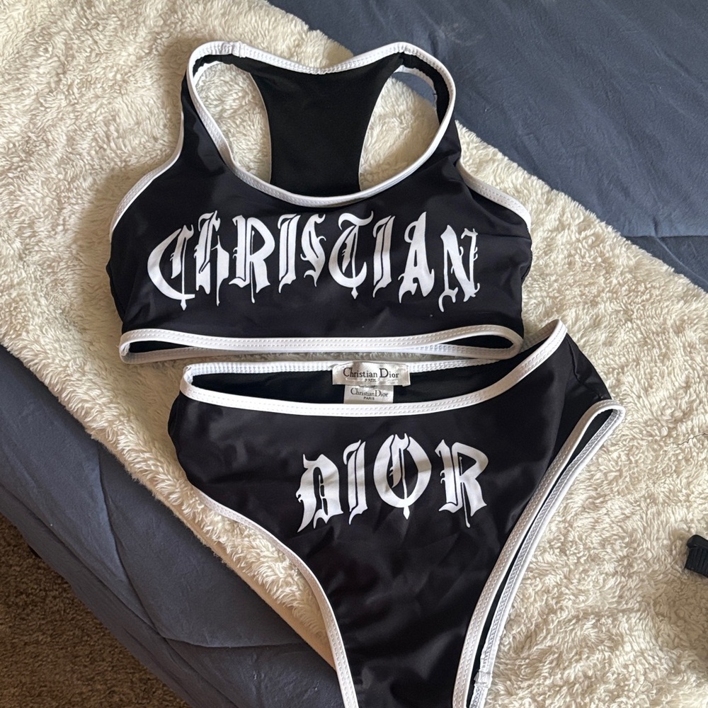 Dior Monochrome Bikini Set